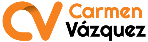 Logo de Carmen Vázquez a color negro